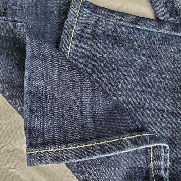 Refuge Low Rise Skinny Boot Knockout Jeans Womens Juniors 6 Reg Flap Pocket Dark - Picture 5 of 11